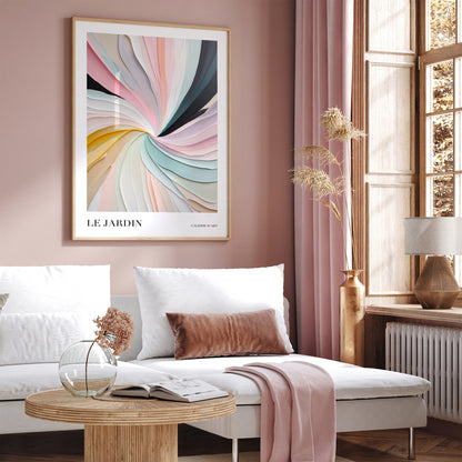 Le Jardin, Abstract Painting Print