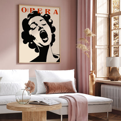 New York City Opera Music Art Print 2024