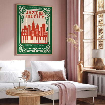 NYC Jazz Music Festival Poster