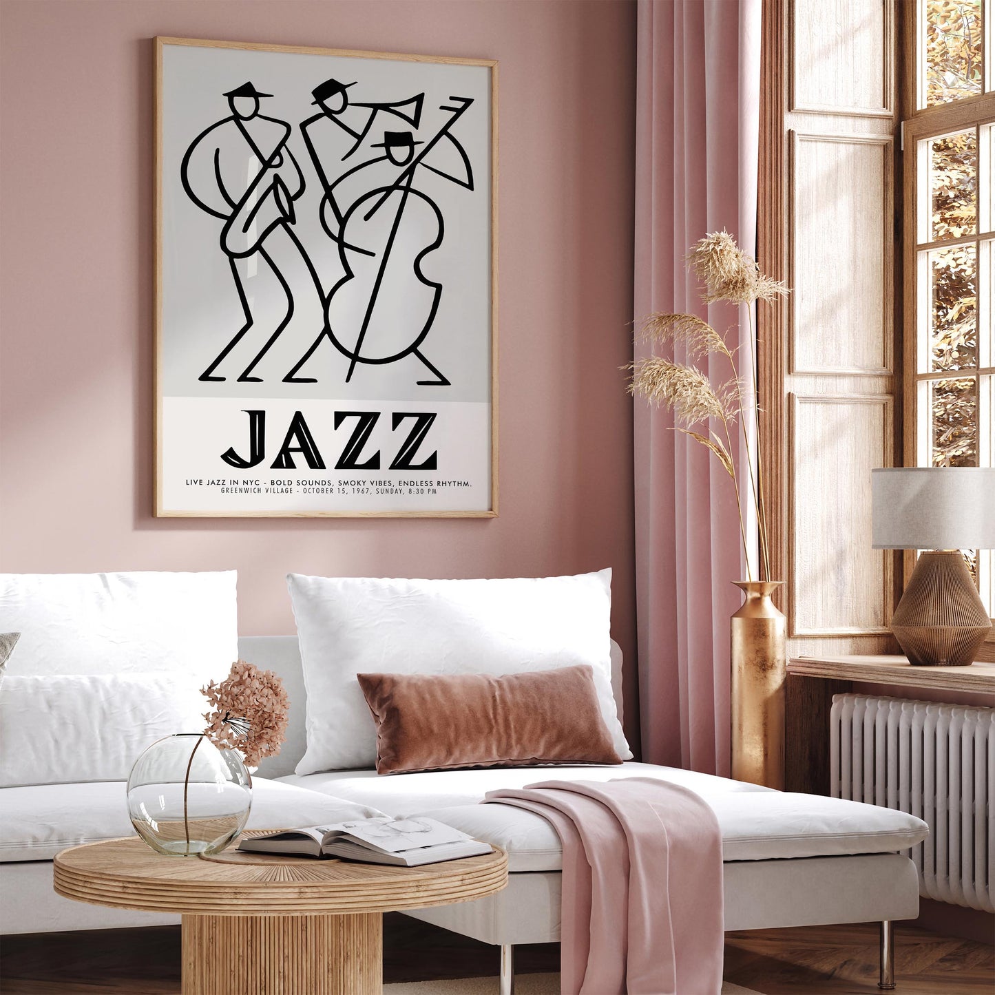 Jazz Concert Poster - Greenwich Village Music Art Print