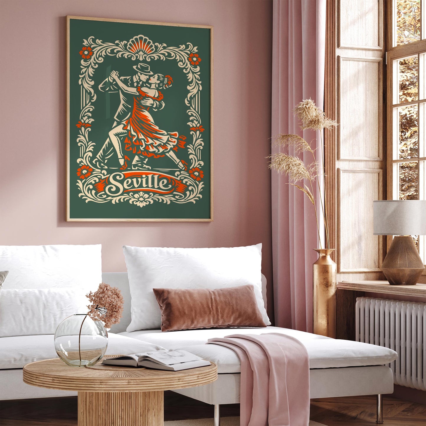 Seville City of Tango Poster Print