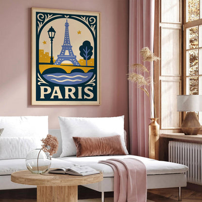 Paris Eiffel Tower Poster - Cityscape Wall Art