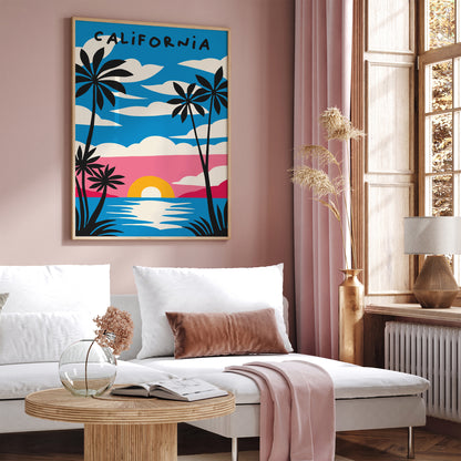 California Sunshine Landscape Wall Art