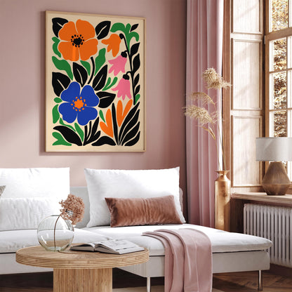 Bold Floral Art Print Poster
