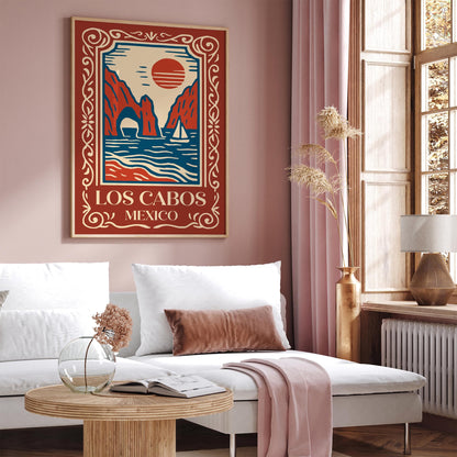 Los Cabos Mexico Travel Poster