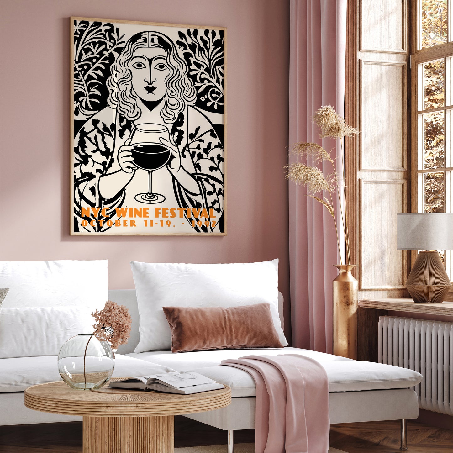 New York City Wine Festival Woman Art Print