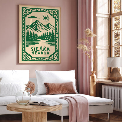 Sierra Nevada California Poster