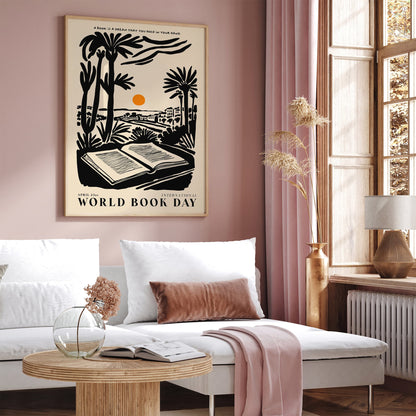 Book Day Holiday Time Book Lovers Poster