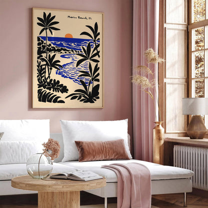 Mexico Beach Florida Honeymoon Gift Idea Print