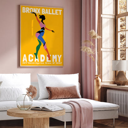 Bronx Ballet NYC Ballerina Poster