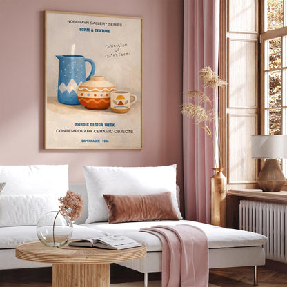 Scandinavian Ceramic Poster
