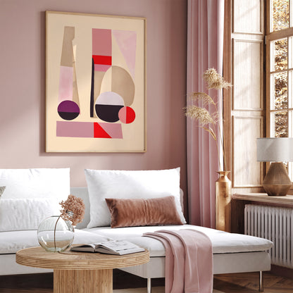 Abstract Still Life Illustrated Poster