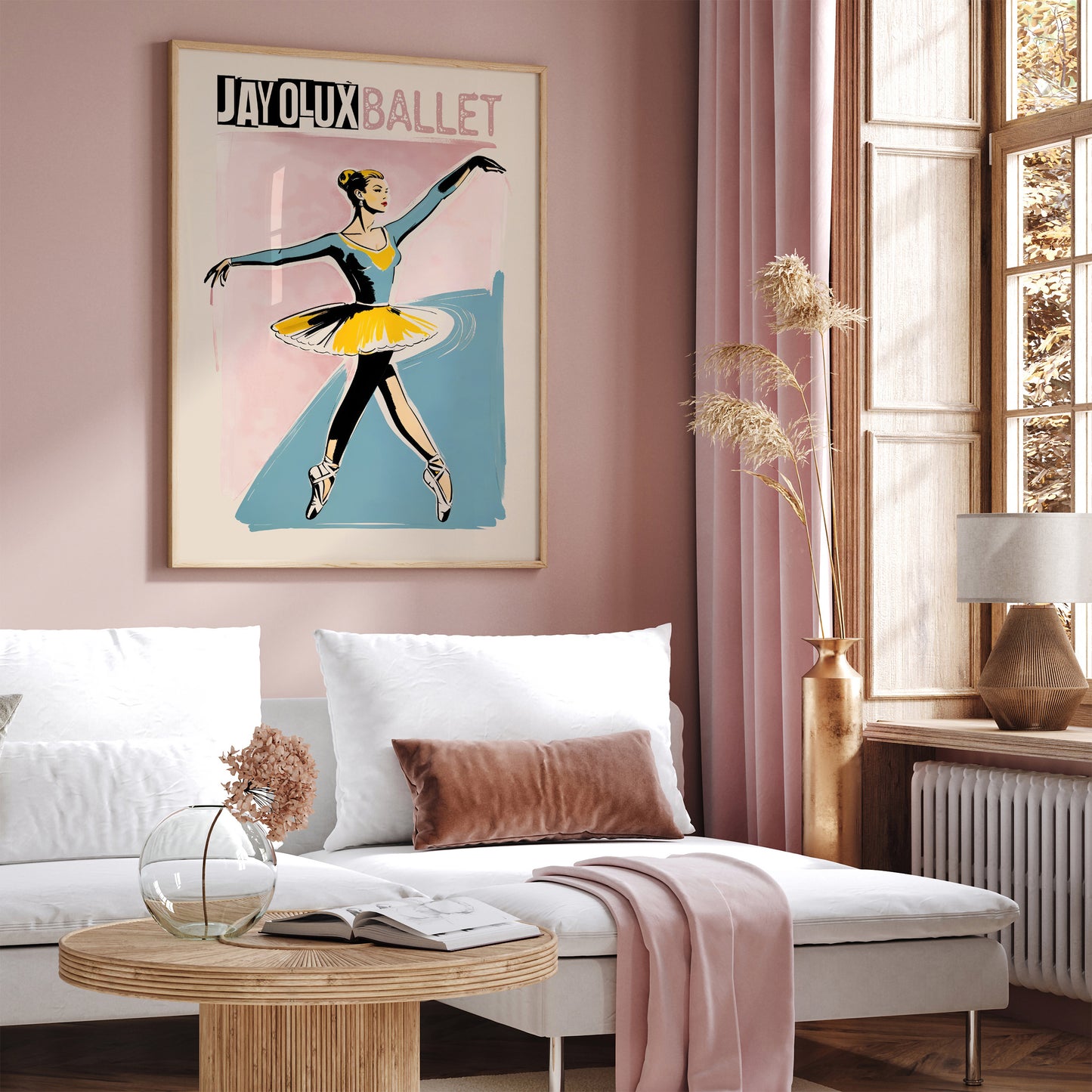 Jayolux Ballerina Vintage Wall Art