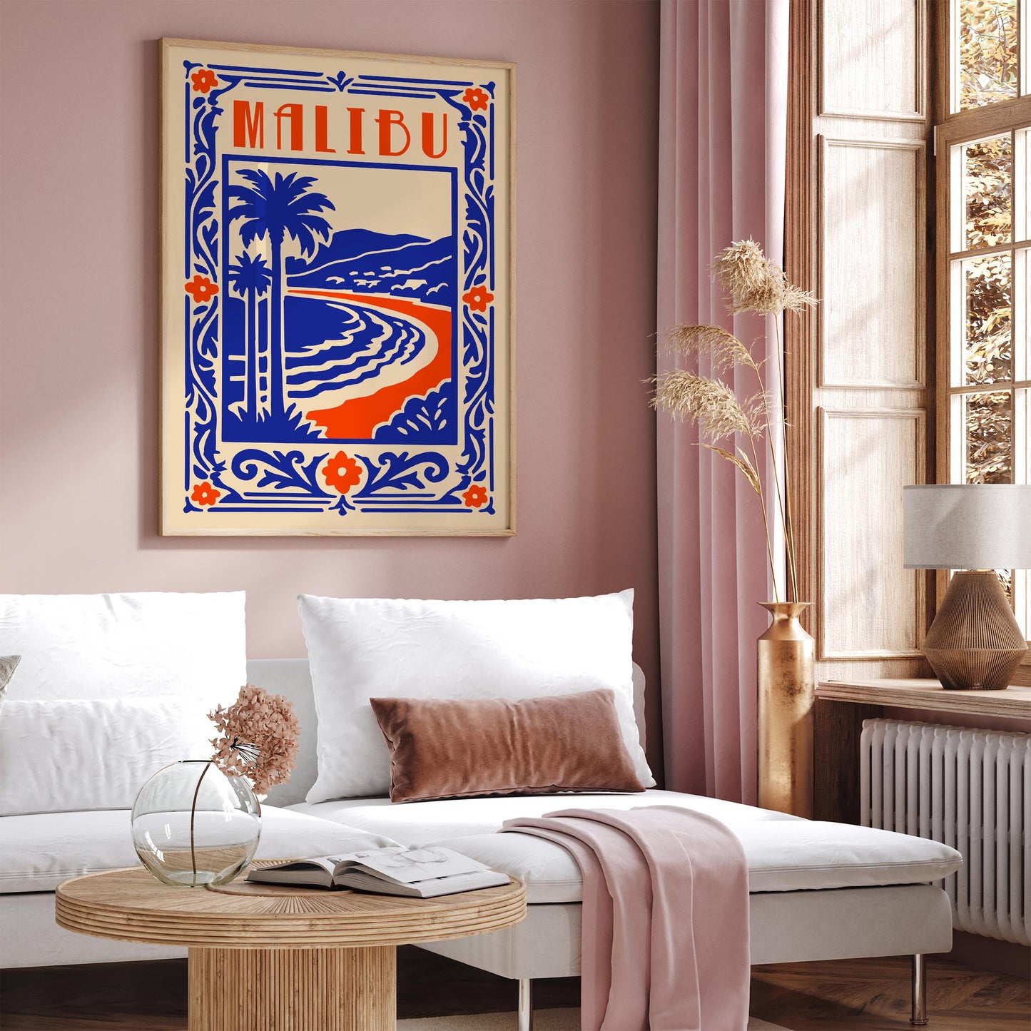 Malibu Travel Poster