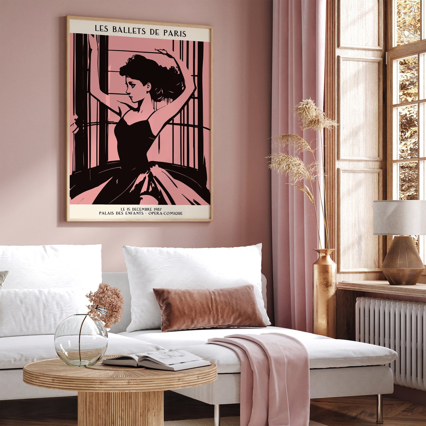 Les Ballets De Paris - Retro Ballet Wall Art