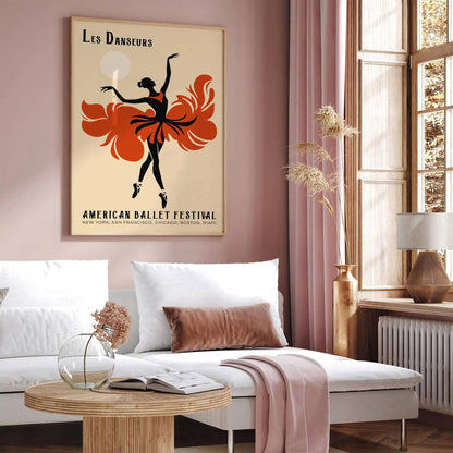 Les Danseurs American Ballet Art Print