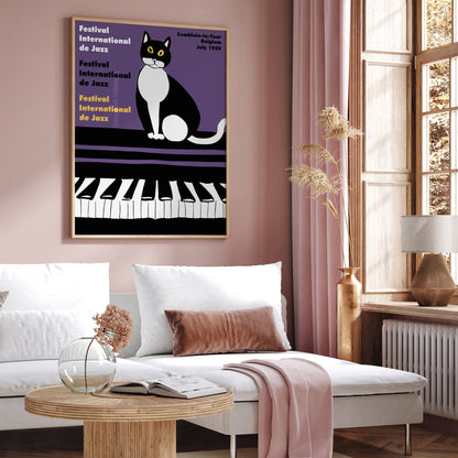 Festival International de Jazz Purple Poster