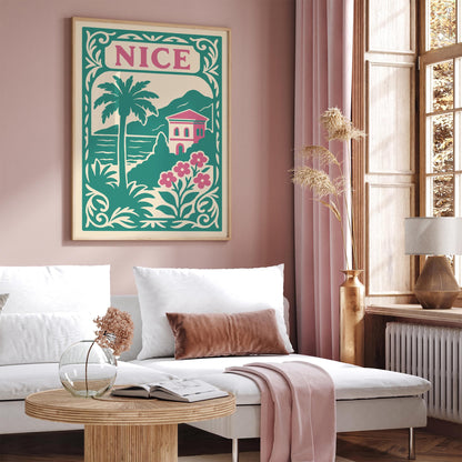 Nice Landscape Poster - Nautical Scenic Art Print