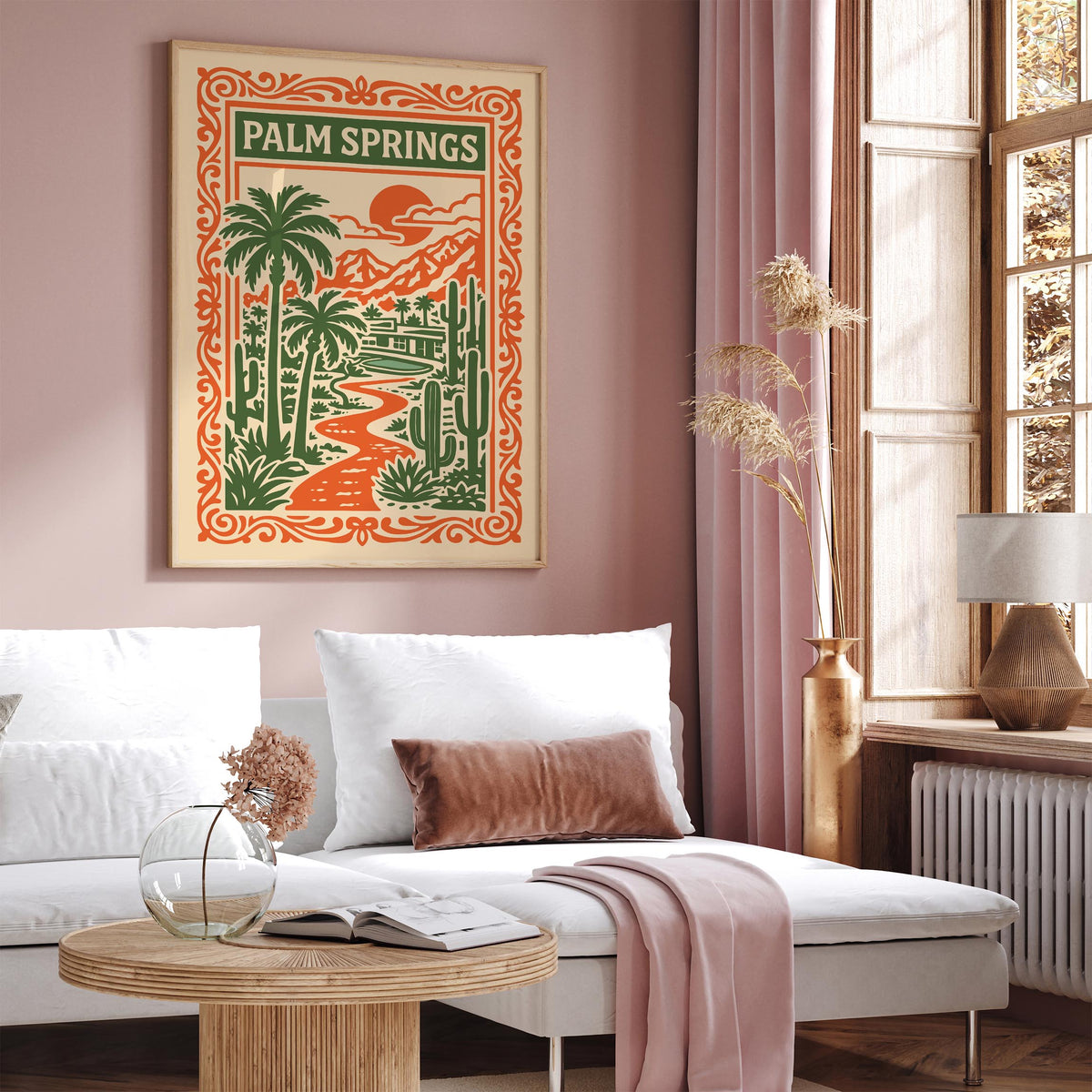 Retro Palm Springs Travel Poster