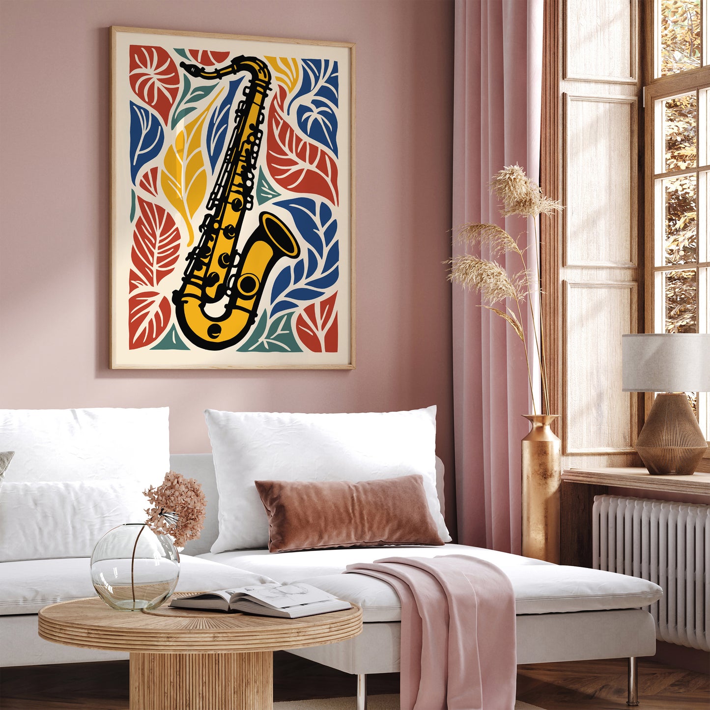 Saxophone Music Art Print