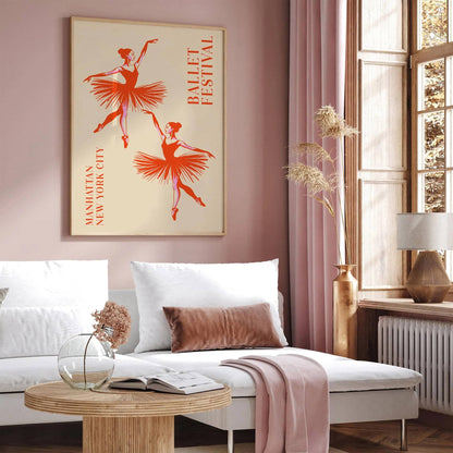 Manhattan NYC Ballet Festival Poster