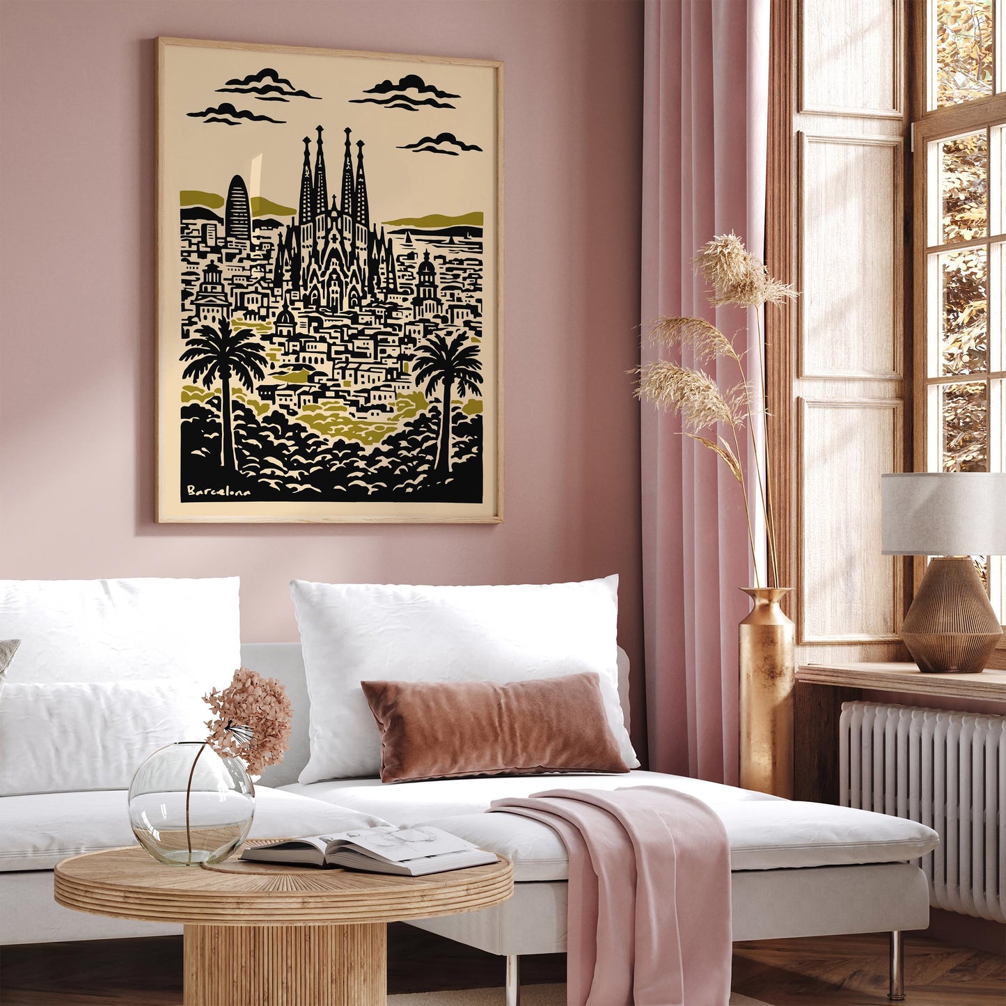 Barcelona Travel Poster