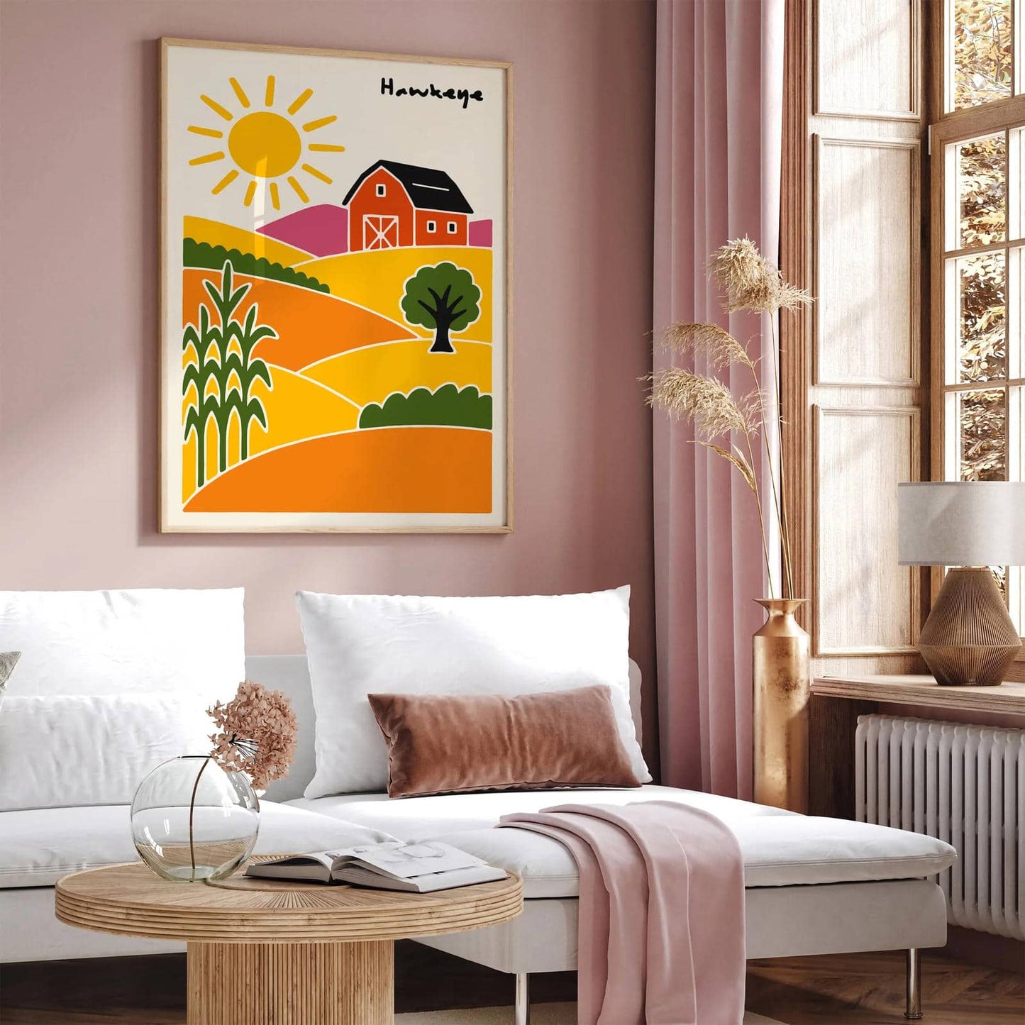 Iowa Hawkeye Travel Poster