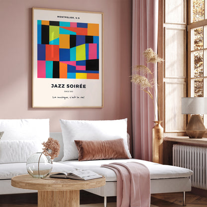 Jazz Music French Festival Art Print