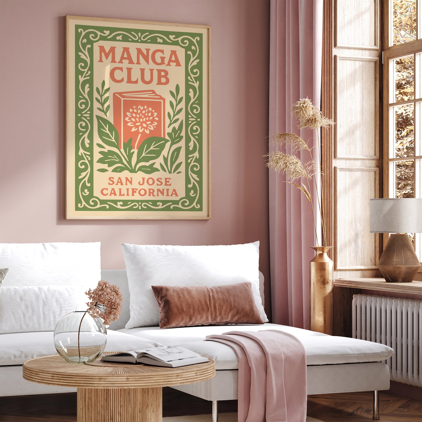 Manga Club Poster – San Jose CA Anime Print