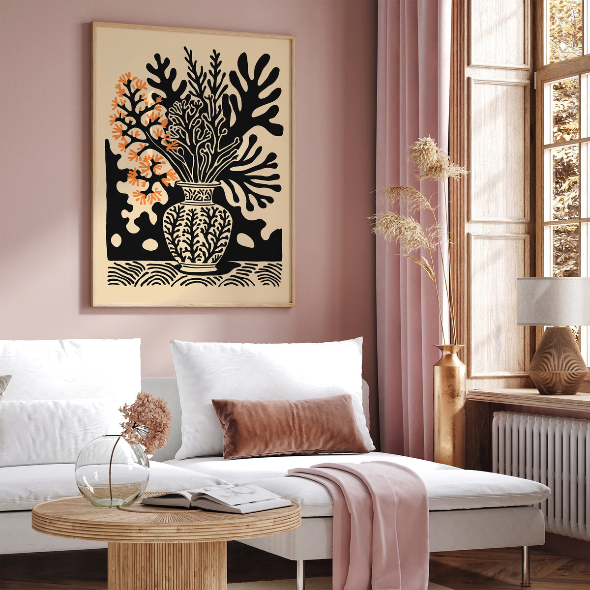 Floral Vase Art Poster