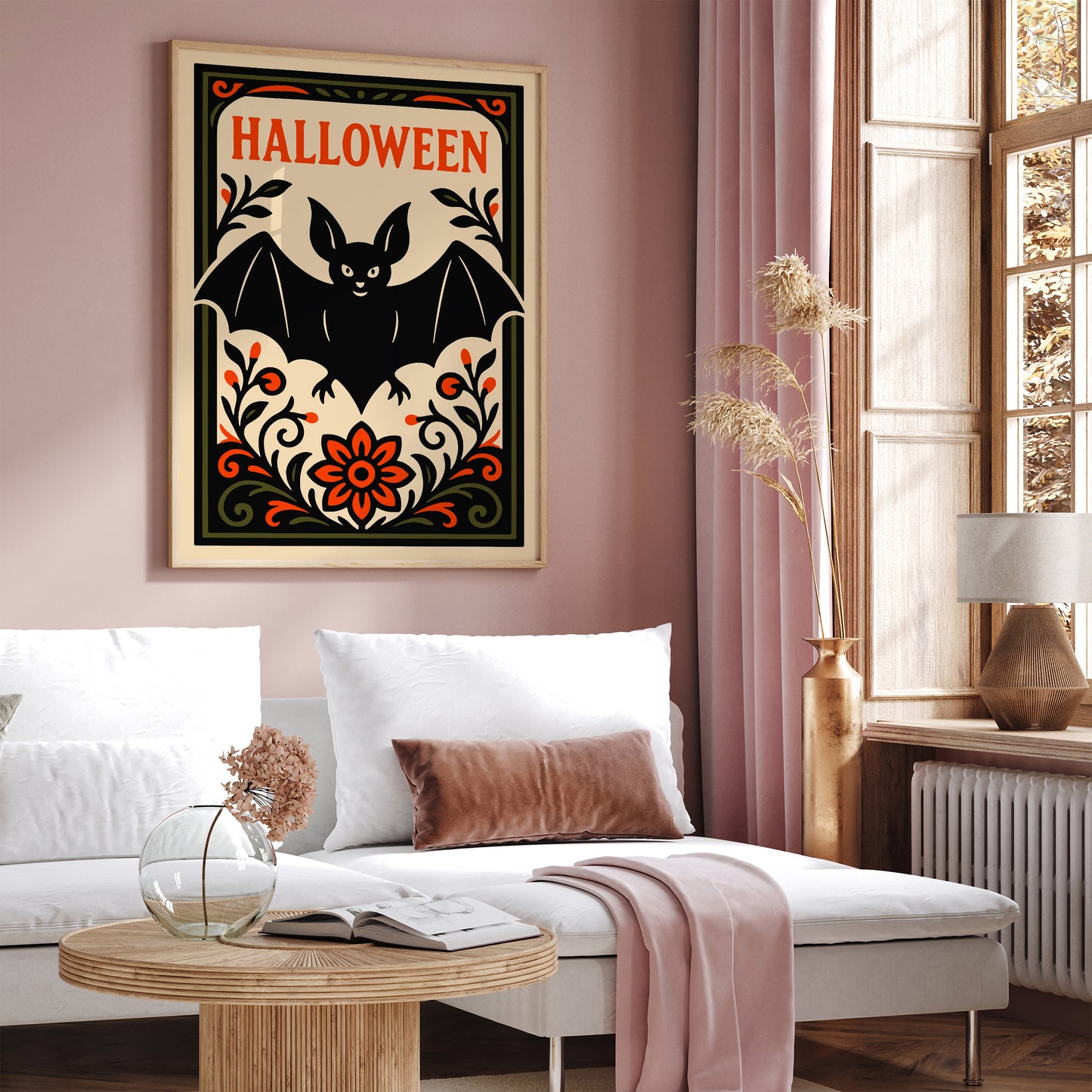 Halloween Bat Poster