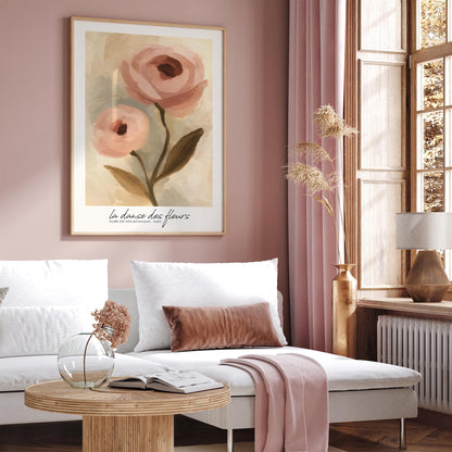 La Danse Des Fleurs Poster - Paris Exhibition Poster