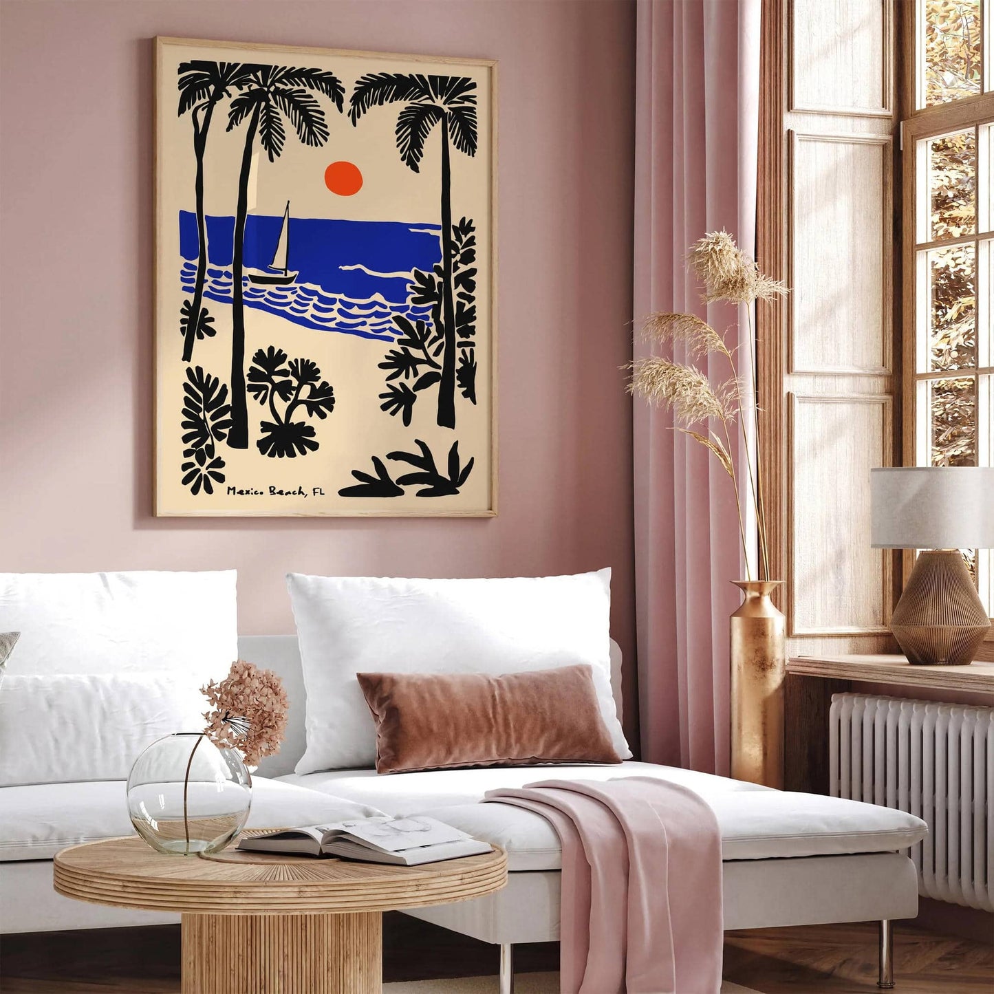 Mexico Beach Florida Travel Poster