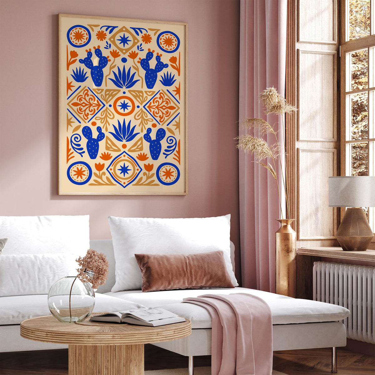 Mexican Abstract Nature Wall Art Poster
