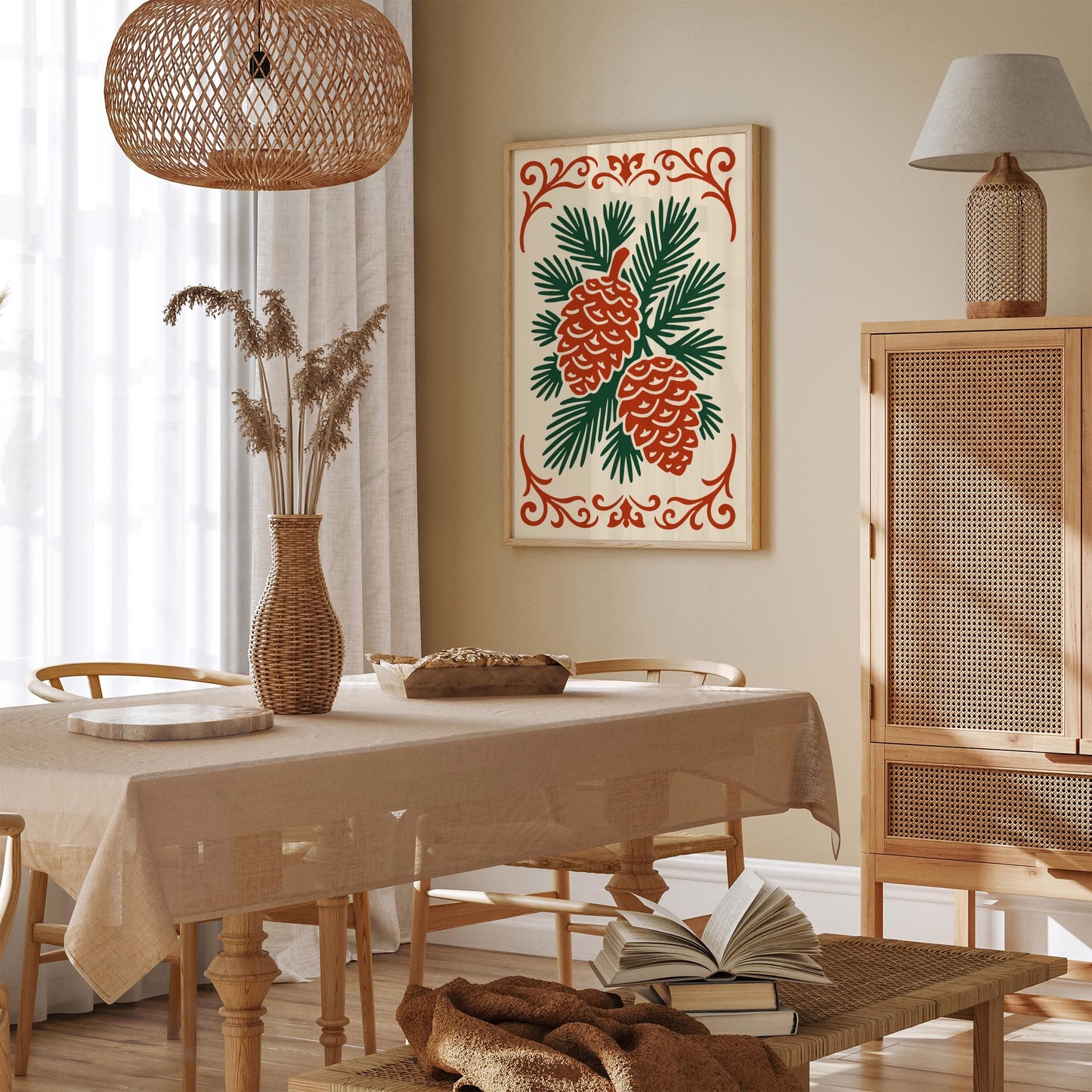 Cone Nature Art Print