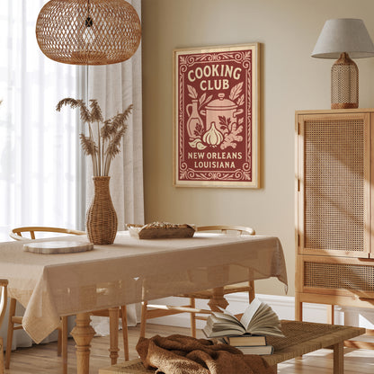 Cooking Club New Orleans Poster 2026