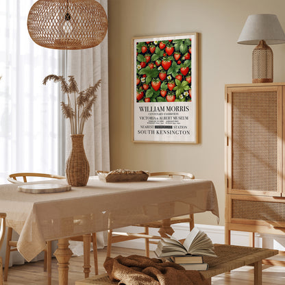 William Morris Strawberries Poster