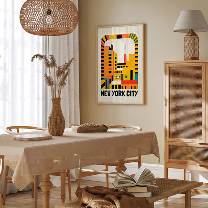 New York City Minimal Art Print