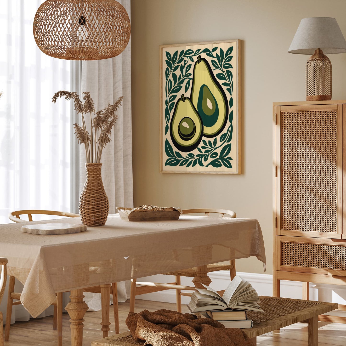Avocado Wall Art - Kitchen Print Decor