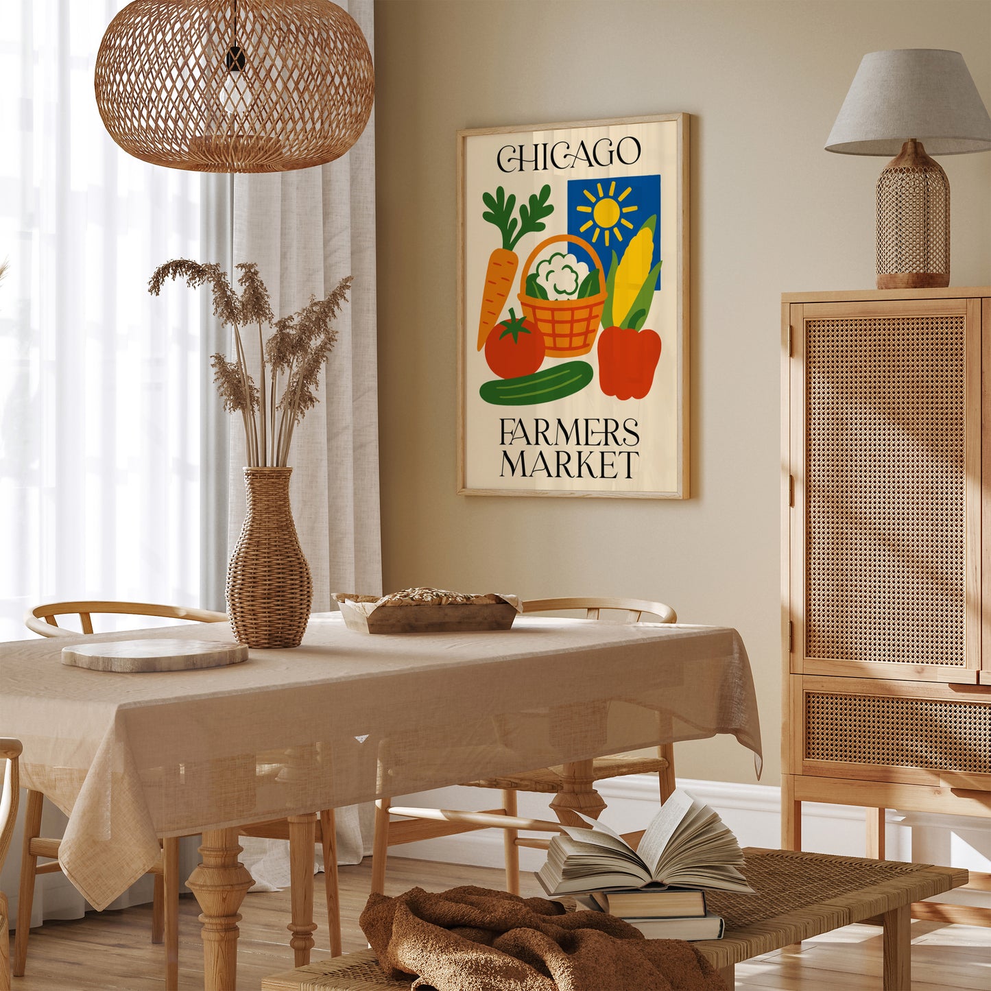 Chicago Farmers Market Poster