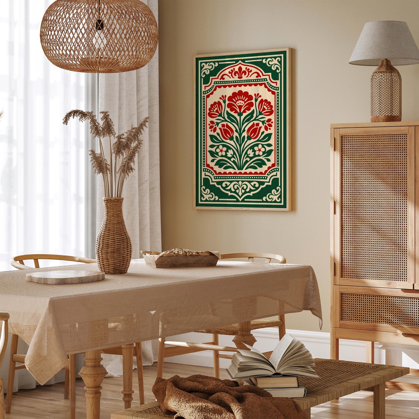 Rococo Botanical Wall Art Print