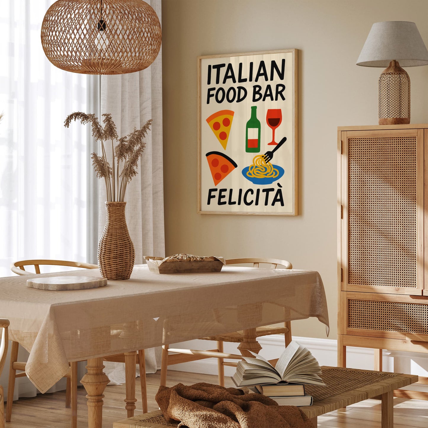Felicita Italian Food Bar Art Print