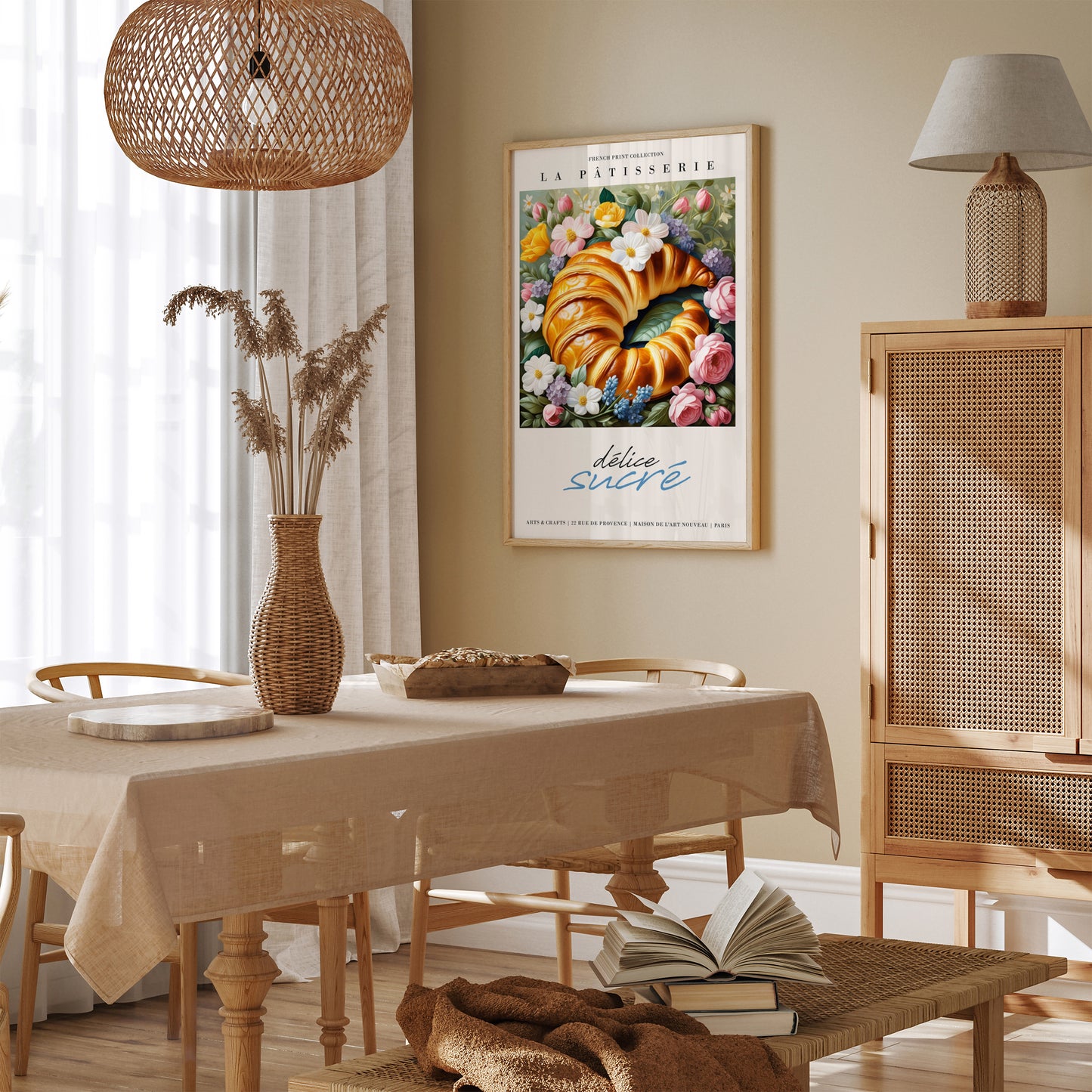 French Elegance Revived: Patisserie Wall Art