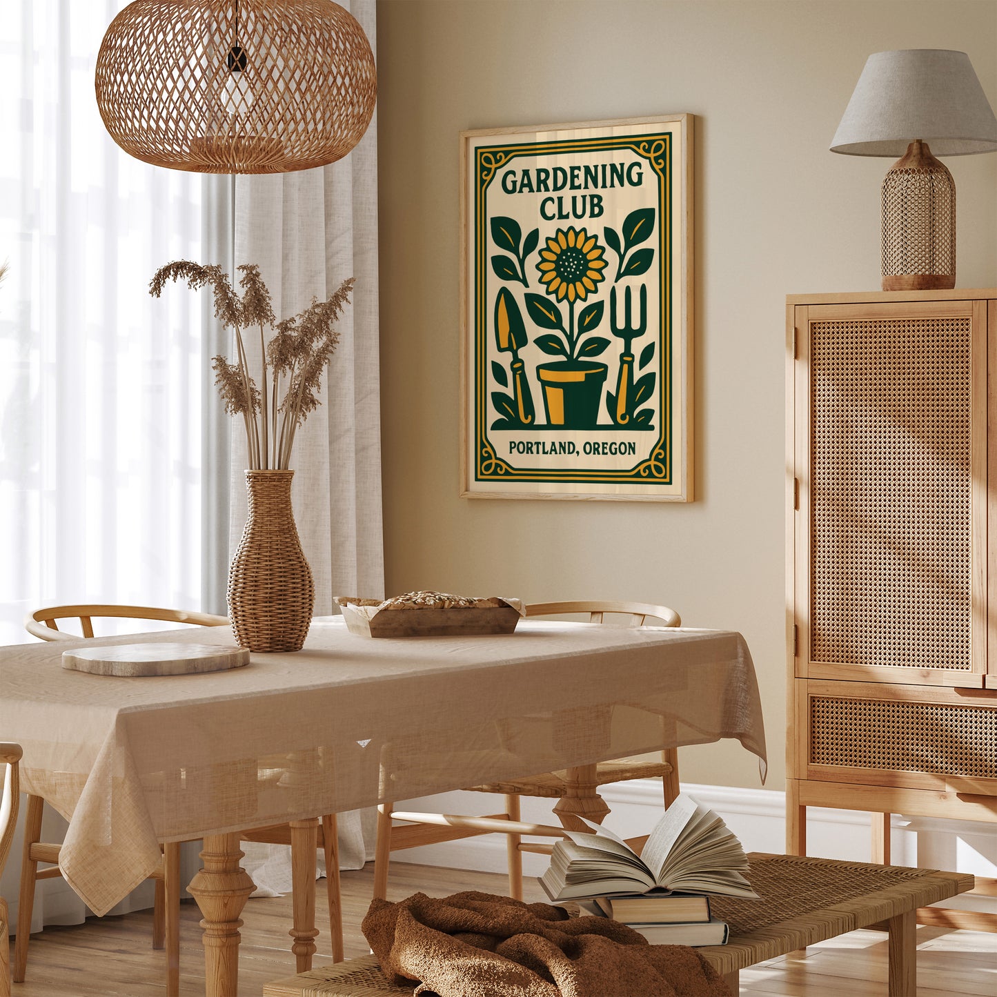 Gardening Club - Portland Oregon Poster