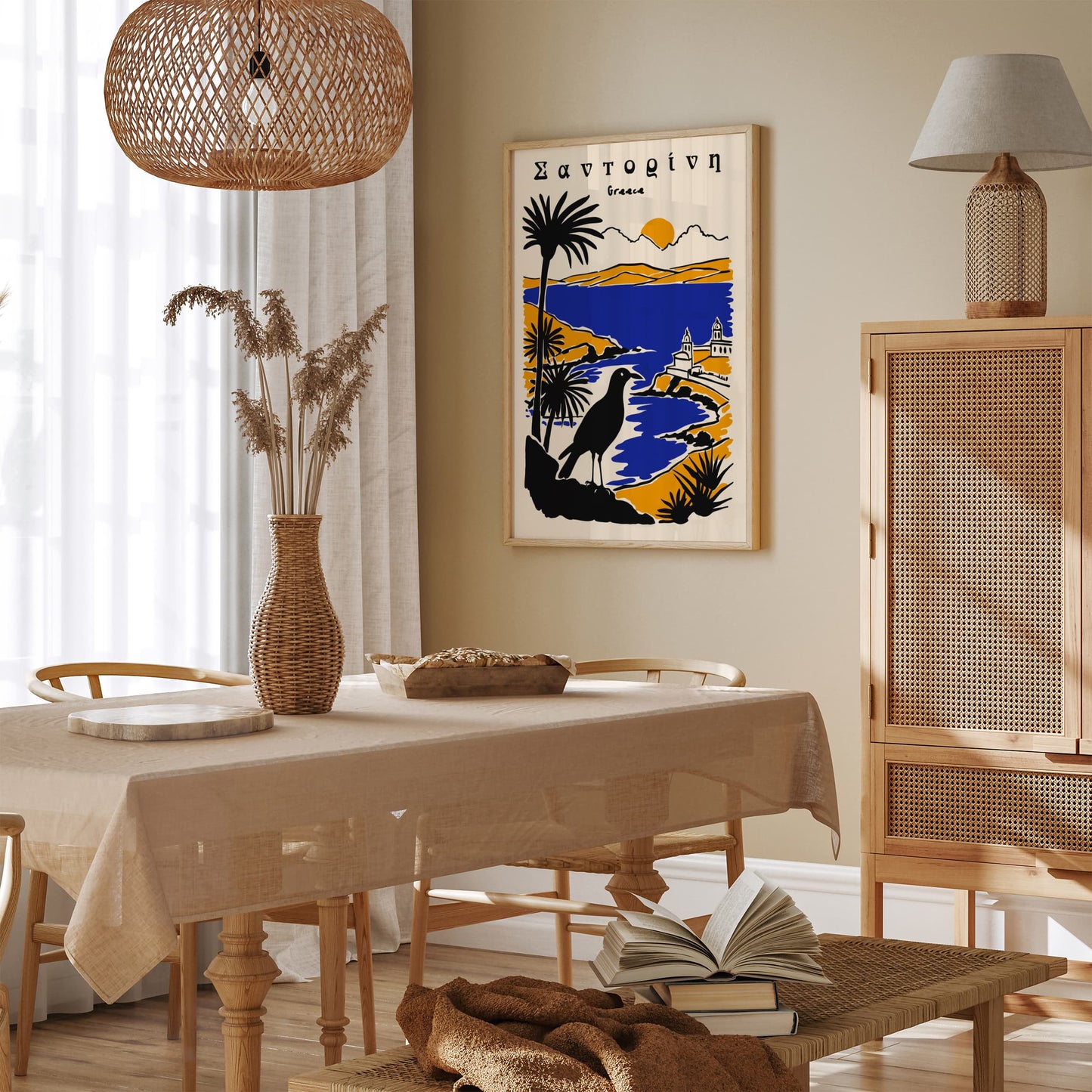 Greece Landscape Poster - Travel Wall Art Print