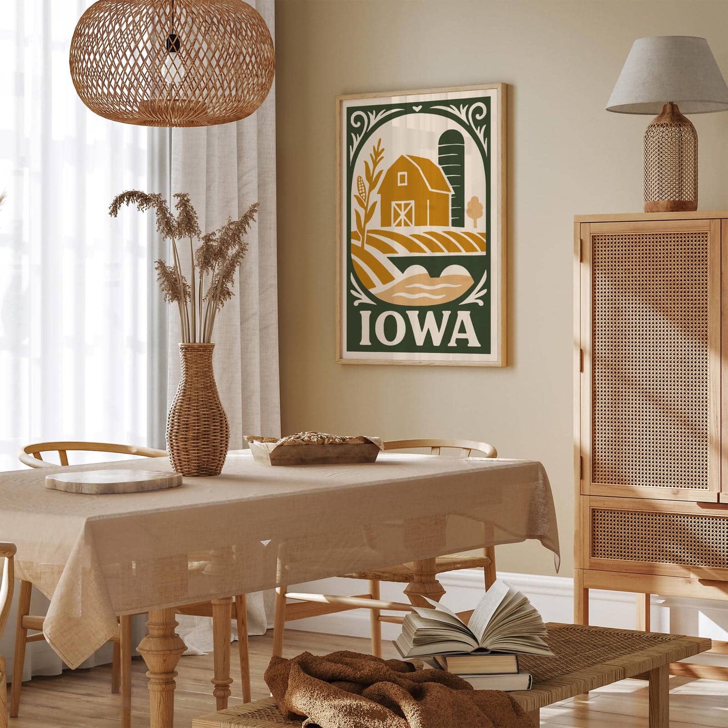 Iowa Travel Poster