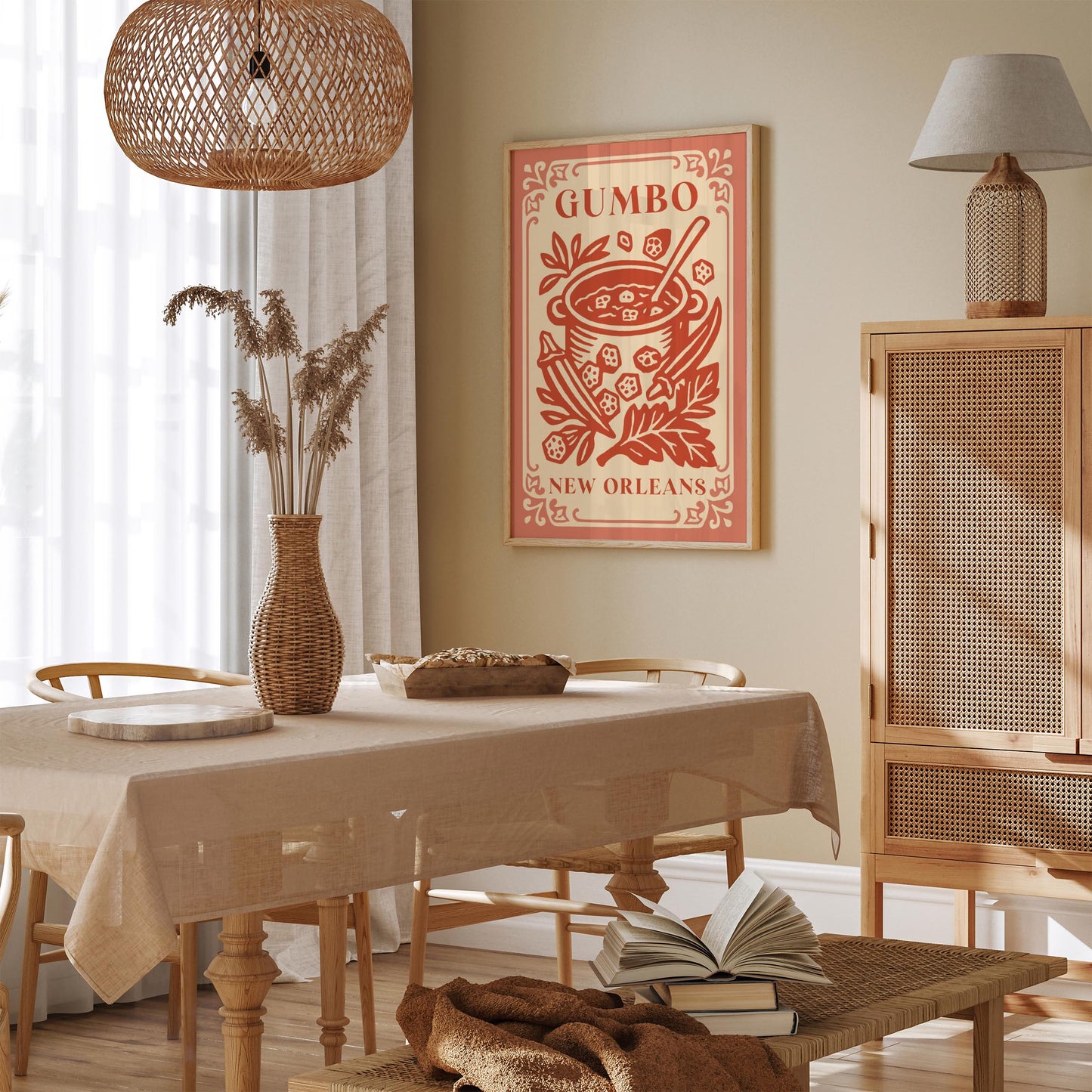 Gumbo New Orleans Poster - Louisiana Wall Art