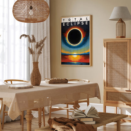 Total Solar Eclipse Modern Art Print