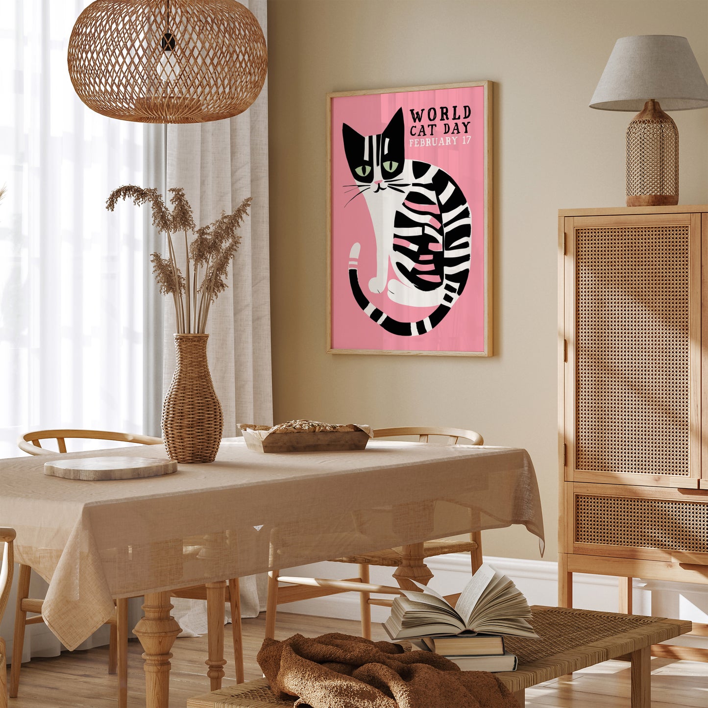 World Cat Day Poster - Cat Owner Gift