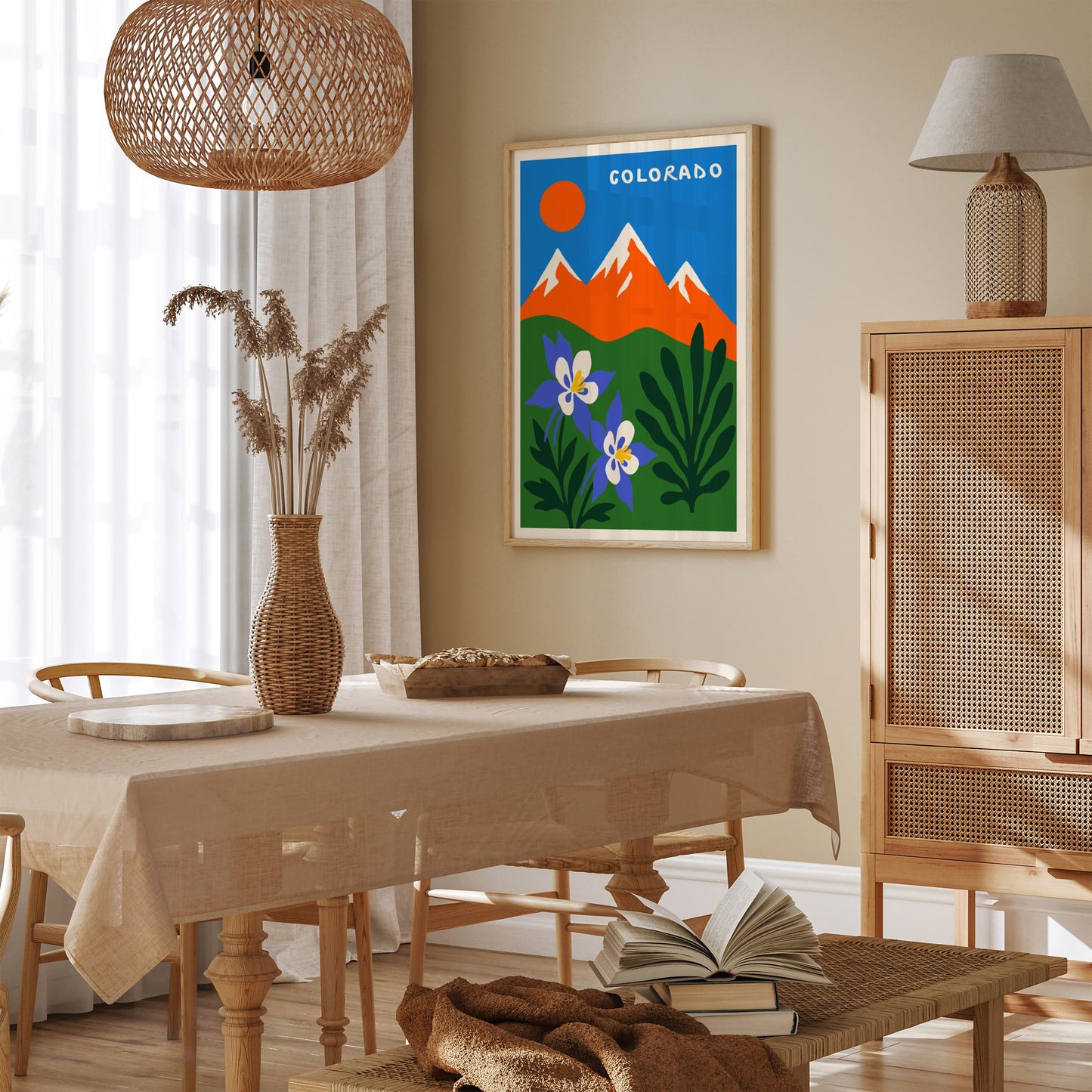 Colorado State Travel Poster